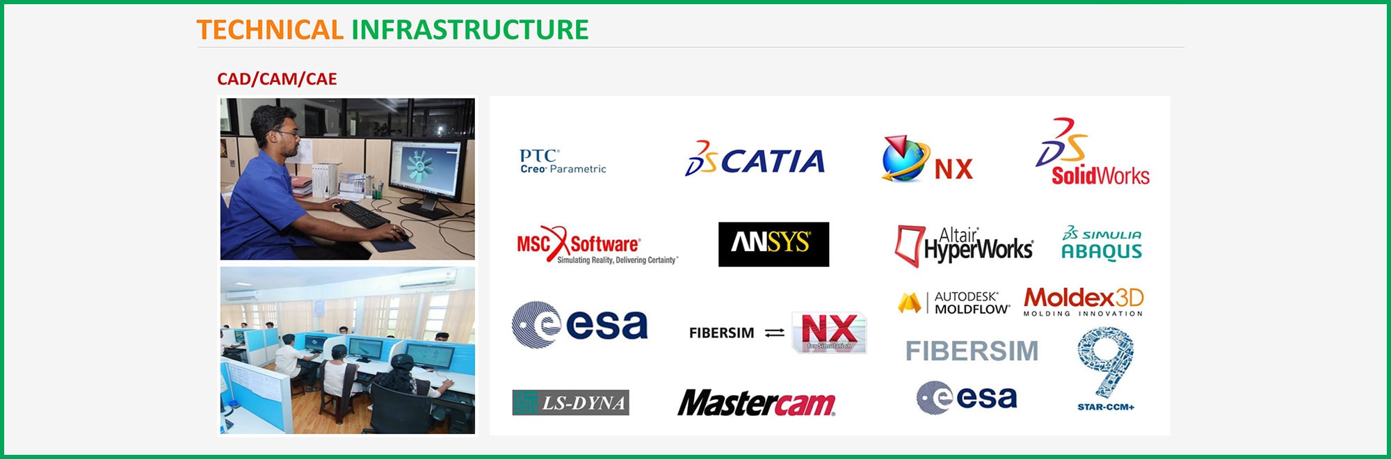 TECHNICAL INFRASTRUCTURE - CAD/CAM/CAE