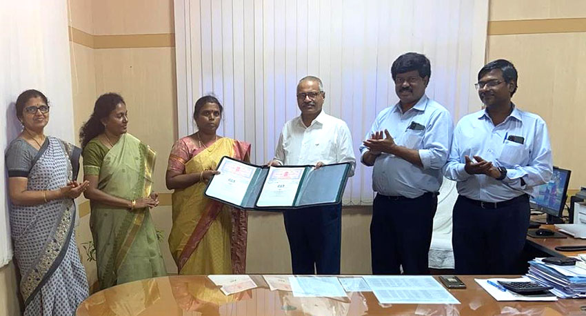 Memorandum of Understanding was signed with Queen Maris College, Chennai