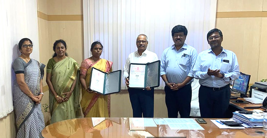 Memorandum of Understanding was signed with Queen Maris College, Chennai